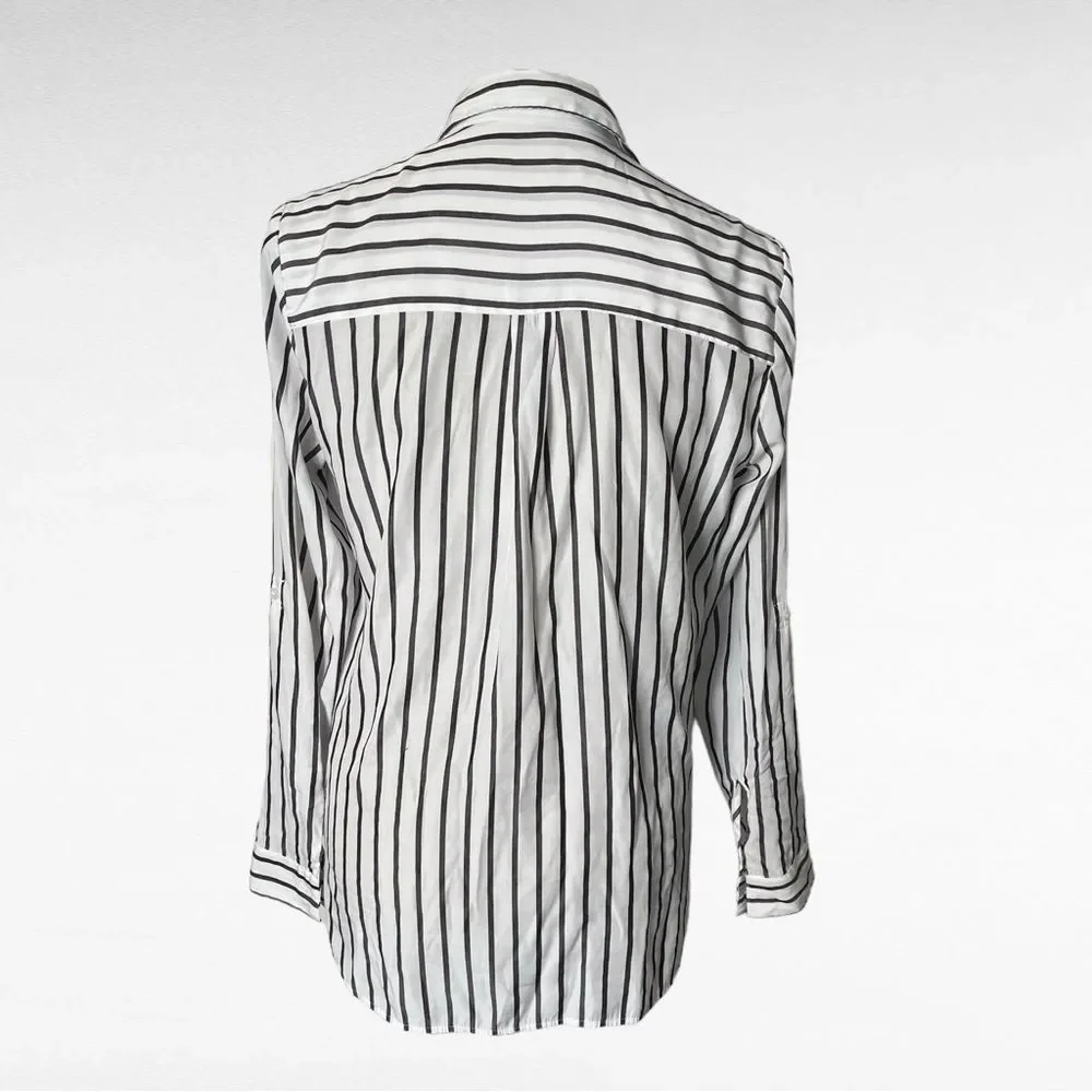 Express Button Down The City Shirt/Blouse Size Small_4